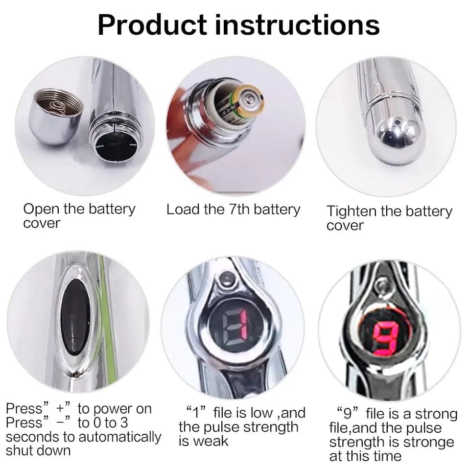 Smart Massager Pen, Acupuncture Pulse Meridian Massage Pen, Trigger Point Massager, Pain Relief Therapy Back Neck Face Beauty Roller, 3 Heads Meridian Pen, Electro Acupuncture Muscle Device Smart Massager Pen, Acupuncture Pulse Meridian Massage Pen, Trigger Point Massager, Pain Relief Therapy Back Neck Face Beauty Roller, 3 Heads Meridian Pen, Electro Acupuncture Muscle Device